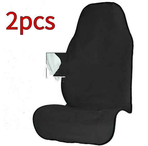 Terry cloth car seat cover
