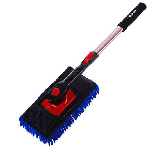 Soft-bristle Long-handle Telescopic Chenille Car Wash Mop