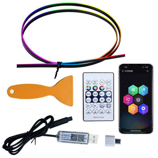 Usb Car Ambience Light Music
