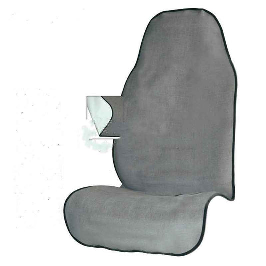 Terry cloth car seat cover