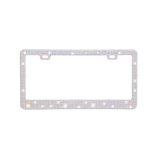 Stick-on Crystals License Plate Frame US Standard Acrylic Diamond License Plate Frame