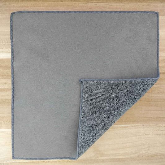 Solid-color Suede Microfiber Car Towel