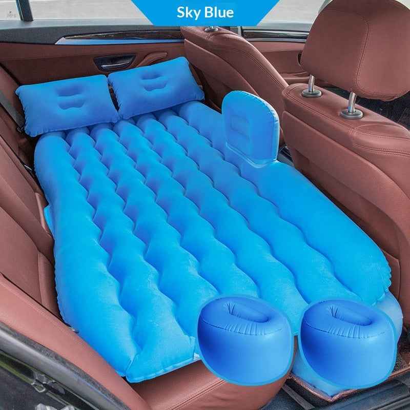 Car Accessories Wave-shaped Inflatable Car Bed