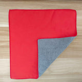 Solid-color Suede Microfiber Car Towel