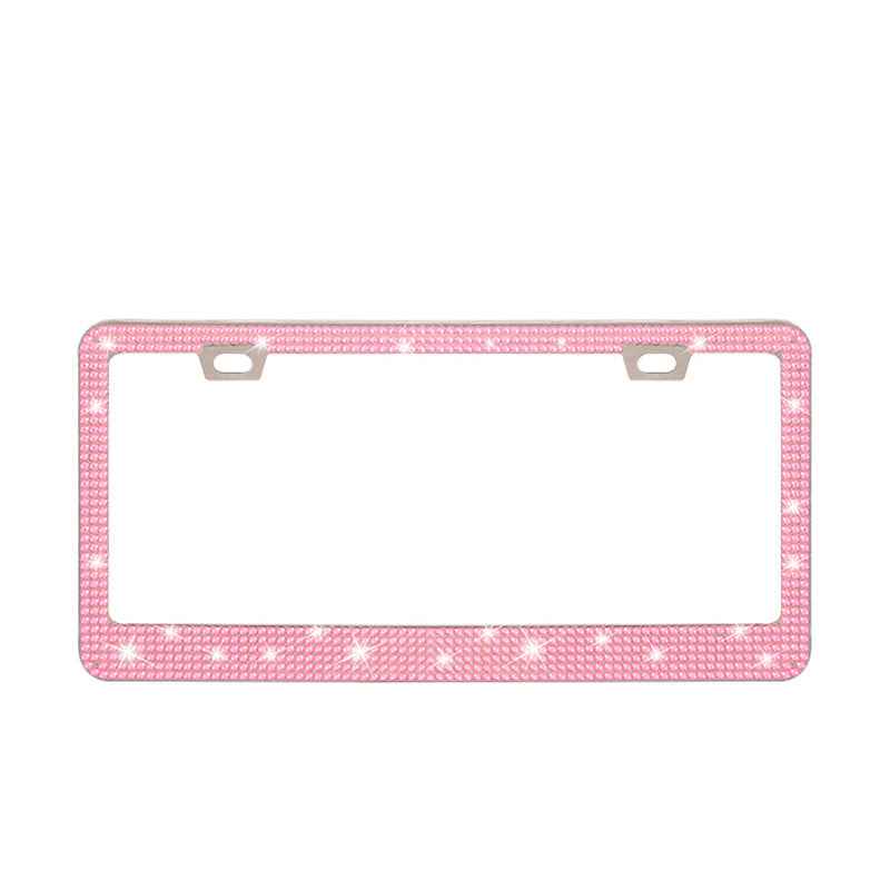 Stick-on Crystals License Plate Frame US Standard Acrylic Diamond License Plate Frame