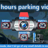 Five Camera Driving Recorder, 1080P High-definition Night Vision, Mobile App For Viewing Videos