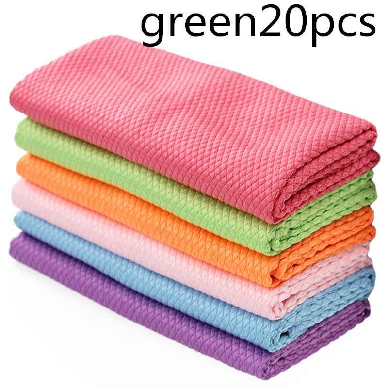 Wipe Glass Car Window Car Towel Dishwashing Table Cleaning Kitchen Fish Scale Towel