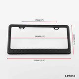 Carbon fiber license plate