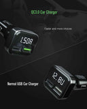 Car charger with display