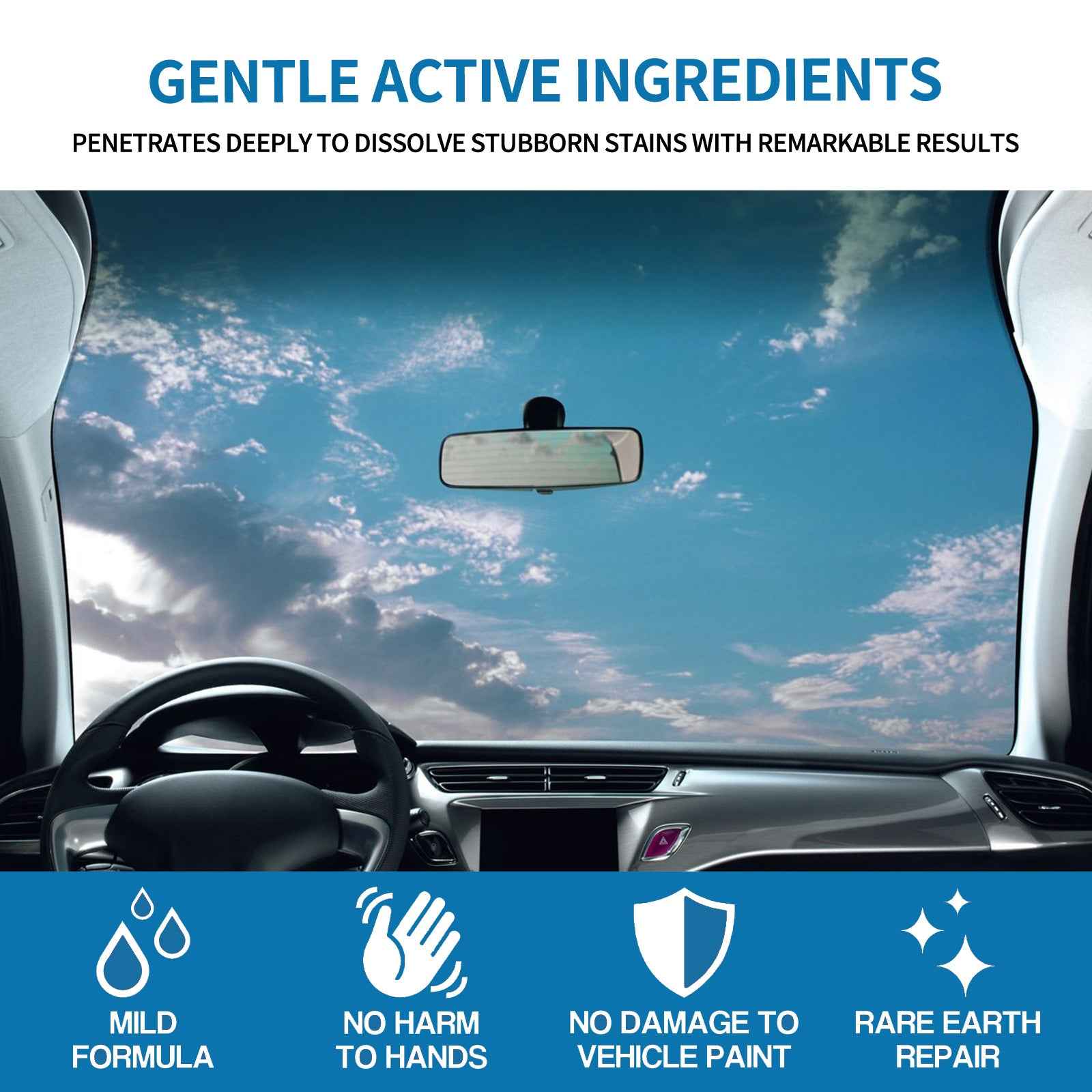 Car Paint Polishing Maintenance Renovation Interior Seat Stain Cleaning Agent