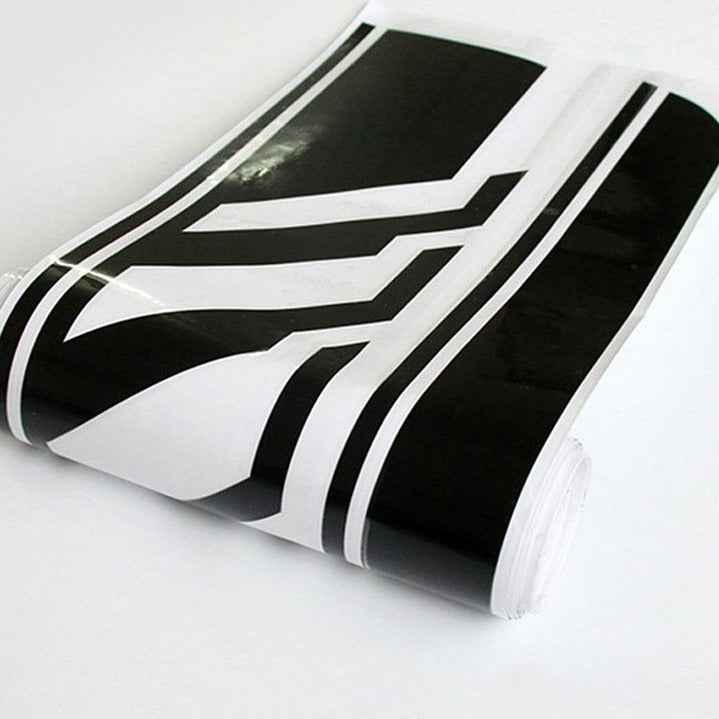 Striped Personality Car Decal Car Body Sticker Garland