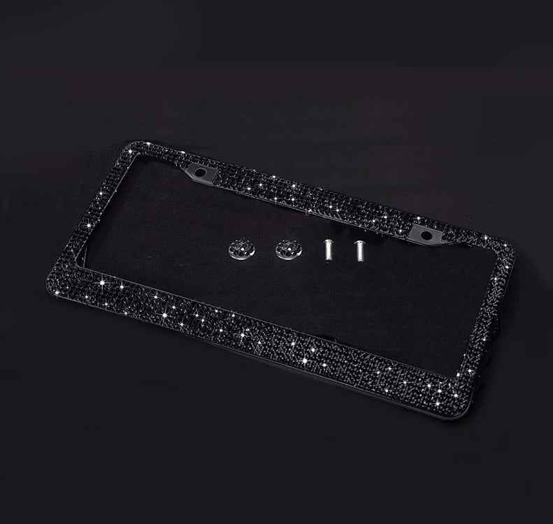 Bling Crystal License Plate Frame