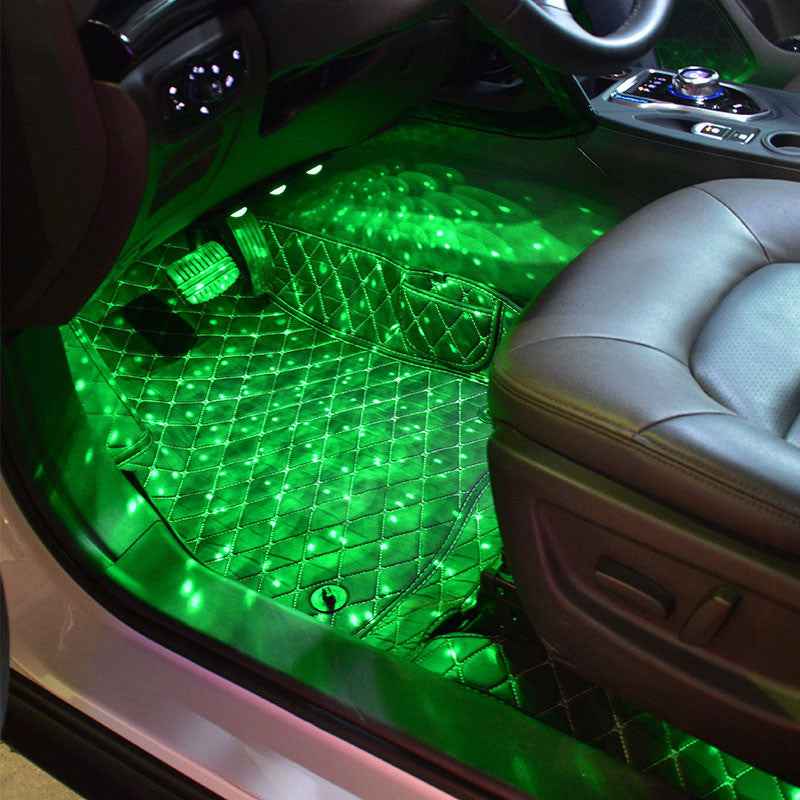 Car Decorative Lamp USB LED Light Star Starry Night Automobile Atmosphere Light Car Interior Accessories