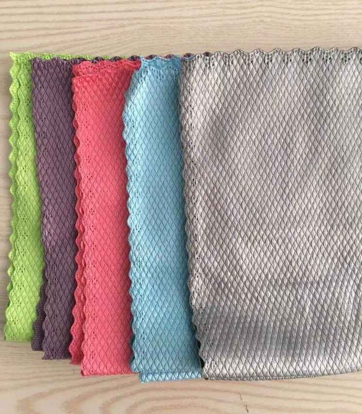 Wipe Glass Car Window Car Towel Dishwashing Table Cleaning Kitchen Fish Scale Towel