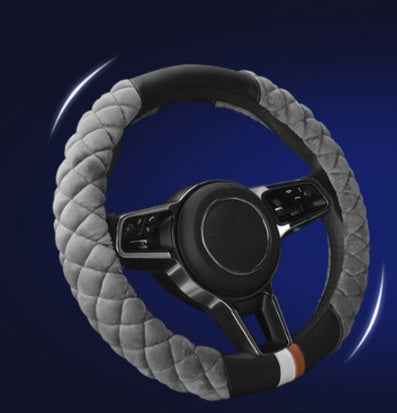 Car Plush Steering Wheel Cover