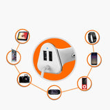 4-Port Usb Car Charger 6.8A Car Cigarette Lighter One With Two Car Charger