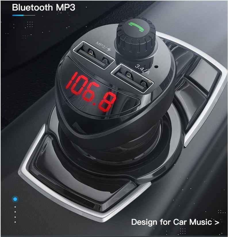 Dual Usb Digital Display Car Charger, Car Cigarette Lighter, Car Charger