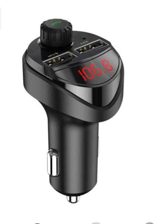 Dual Usb Digital Display Car Charger, Car Cigarette Lighter, Car Charger