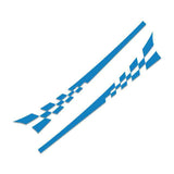 Plaid Side Skirt Car Sticker Whole Car Decal Garland Car Sticker