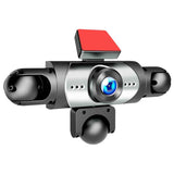 Five Camera Driving Recorder, 1080P High-definition Night Vision, Mobile App For Viewing Videos