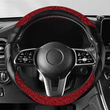 Car Steering Wheel Cover Walnut Grain Business Style Steering Wheel Grip Cover Universal Interior Item
