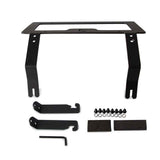 Black aluminum license plate frame