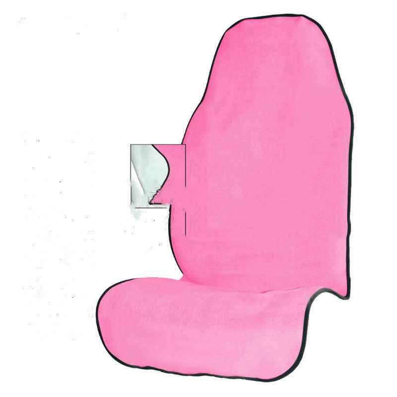 Terry cloth car seat cover