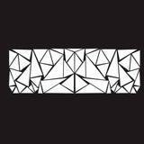 Car Stickers Matte Black Triangles Car Side Sticker Camouflage Car-styling Vinyl Decal Decor for Car Decoration