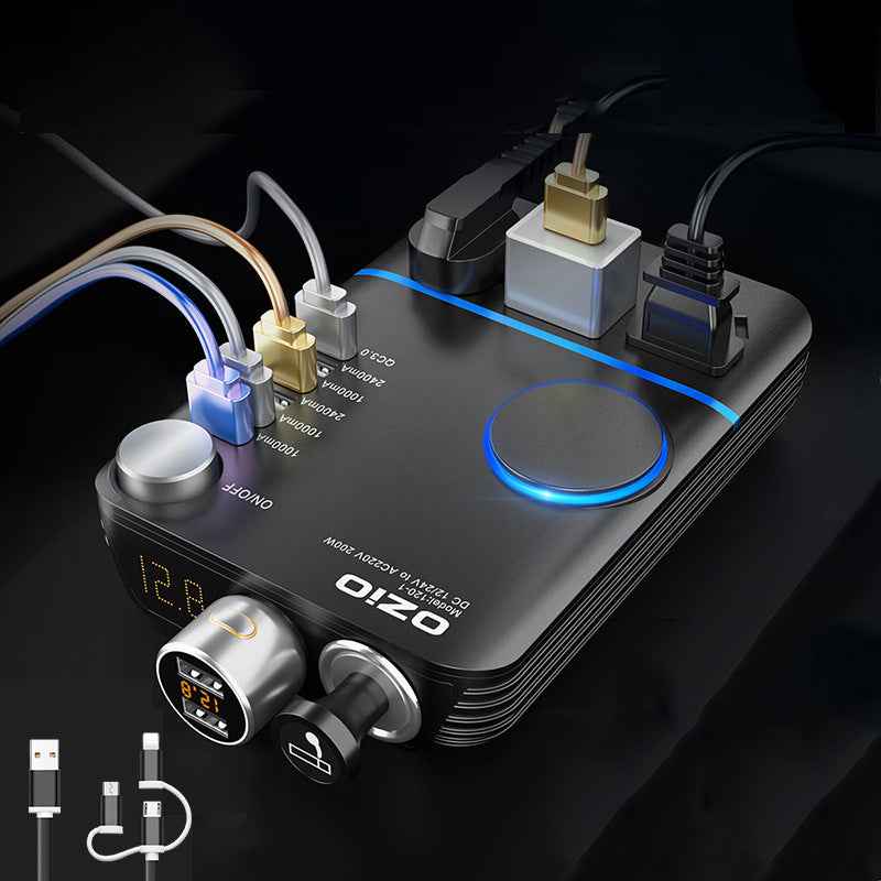 Multifunctional car socket charger