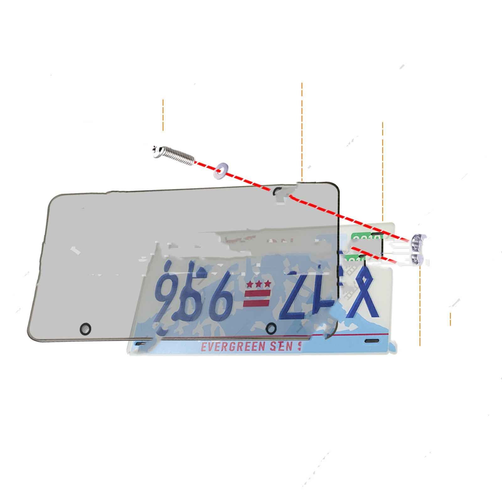 American-style License Plate Cover Car License Frame