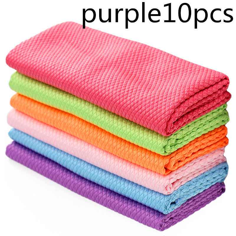 Wipe Glass Car Window Car Towel Dishwashing Table Cleaning Kitchen Fish Scale Towel