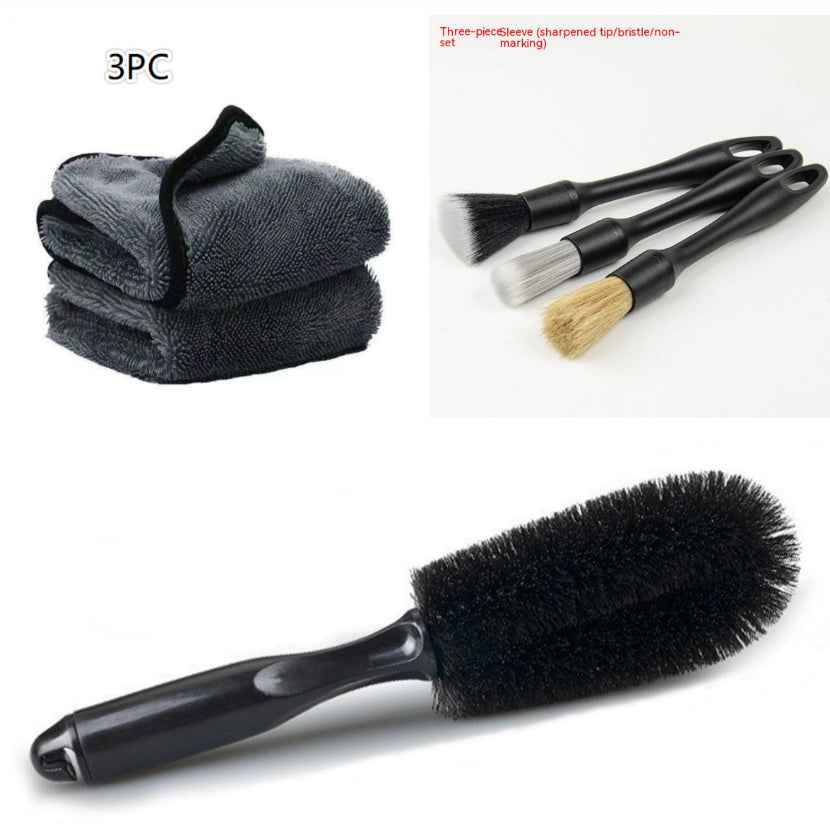 Towel Microfiber Car Beauty Car Towel Not Easy To Shed Hair Thickened Absorbent Seamless Car Cleaning Cloth