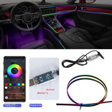 Car Atmosphere LED Light Bar Hidden Modification