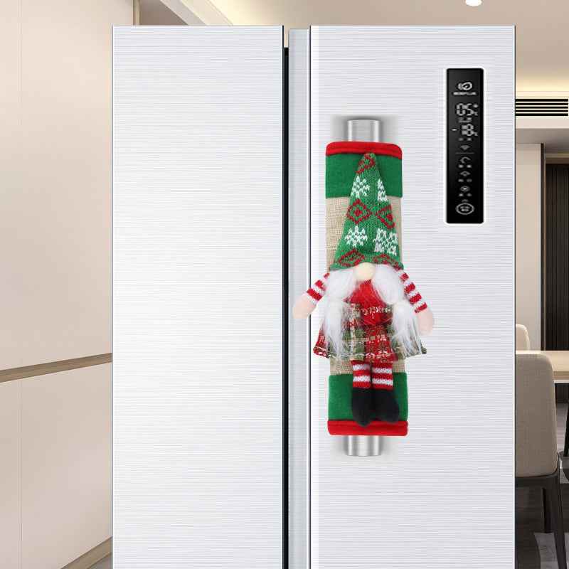 Christmas Refrigerator Door Handle Cover Handle Protector Home Decorations