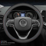 Genuine Leather Steering Wheel Cover