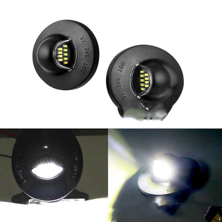 Pickup license plate light rear license plate light
