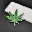 HotMeiNi 13cm x 13cm Cannabis Vinyl Sticker Decal Leaf Laptop Medical Weed Decal Rear Windshield Car Sticker Waterproof Decor
