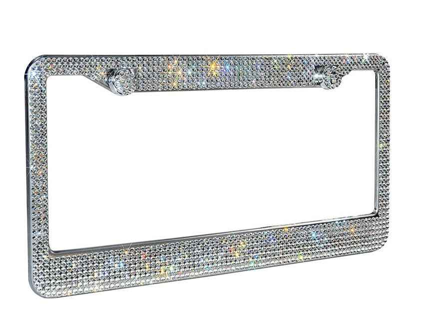 Bling Crystal License Plate Frame
