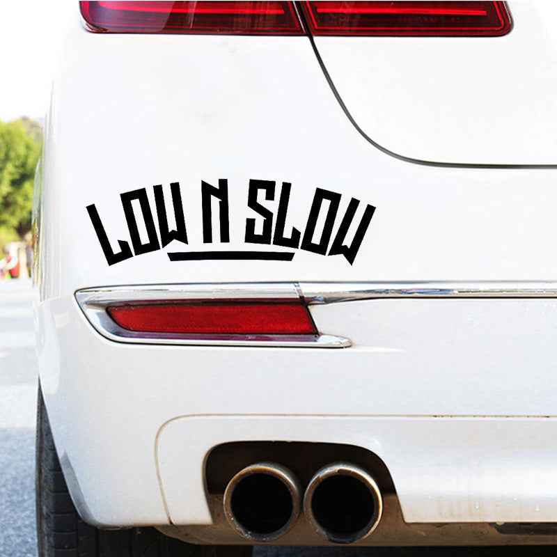 Low N Slow Personalized Creative Car Window Decal