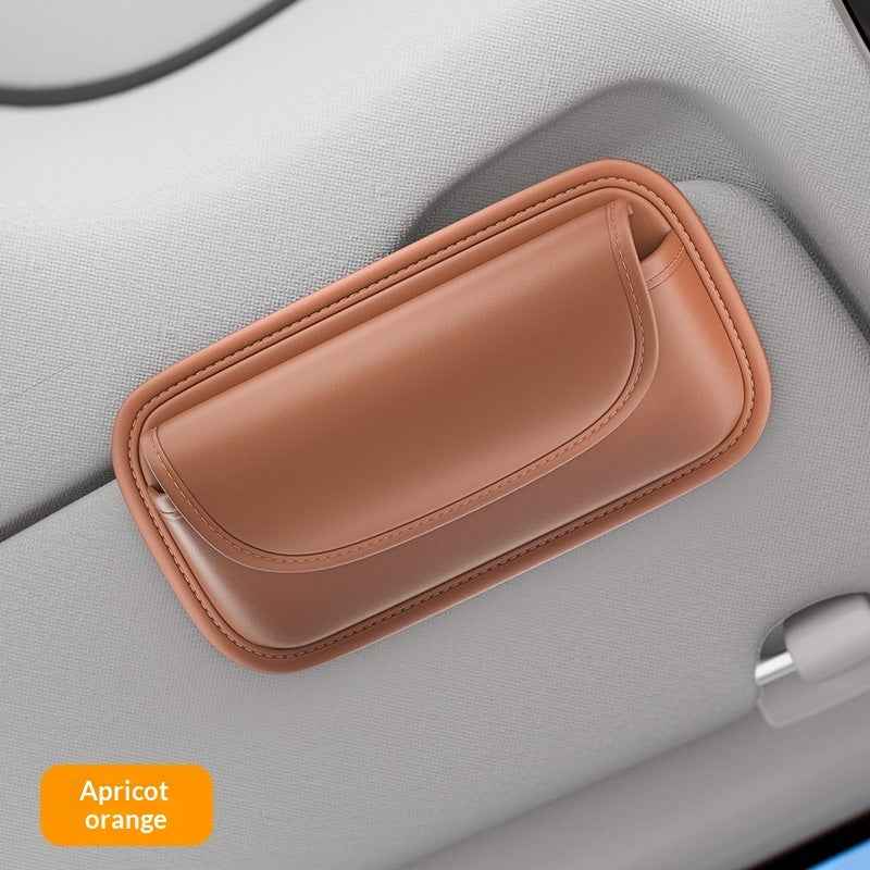 Car Glasses Case Phone Organizer In Car Eyeglasses Bag