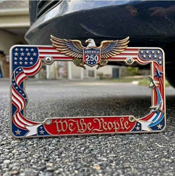Anniversary Commemorative License Plate Frame Anniversary License Plate