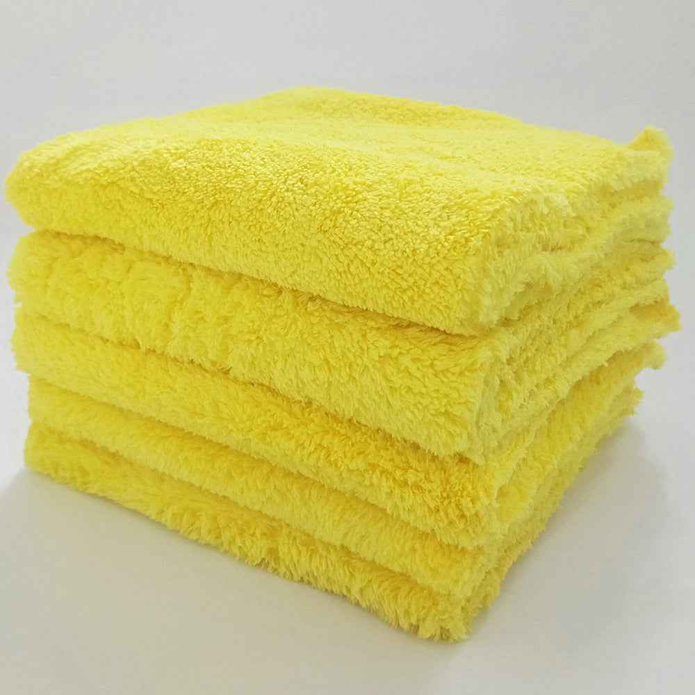 Coral Fleece Microfiber Thickened Absorbent Car Towel