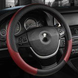 Car Steering Wheel Cover Leather Summer Four Seasons Steering Wheel Cover Breathable Thousand Models
