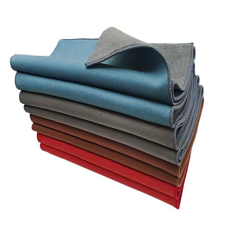 Solid-color Suede Microfiber Car Wash Towel