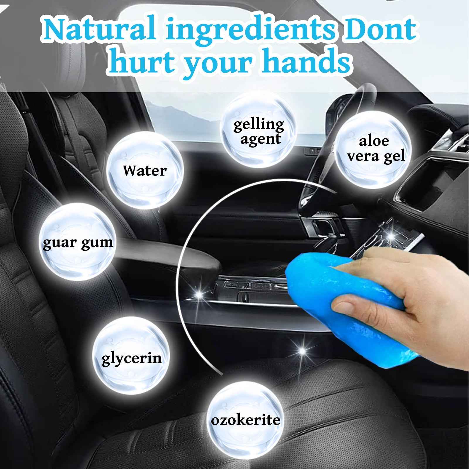 Car Cleaning Interior Remote Control Gap Dust Adhesive Removal