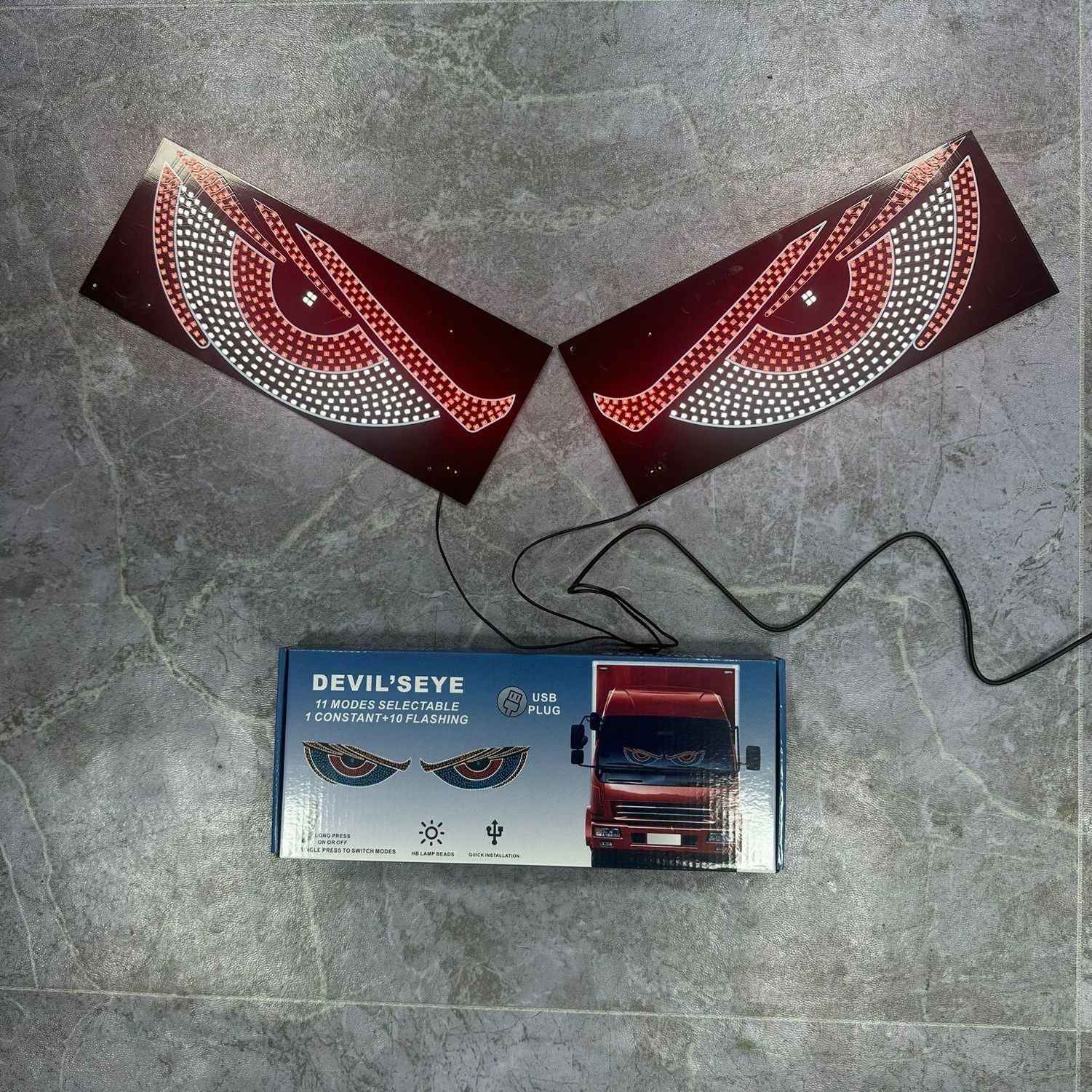 Dynamic Car Light Sticker LED Display