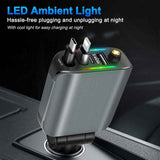 Starry Sky Car Charger 120W  Charger USB Plug