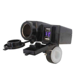 Motorcycle Scooter Car Refitting Accessories Cigarette Lighting Dual USB Refitting Car Charger With Wire 42A