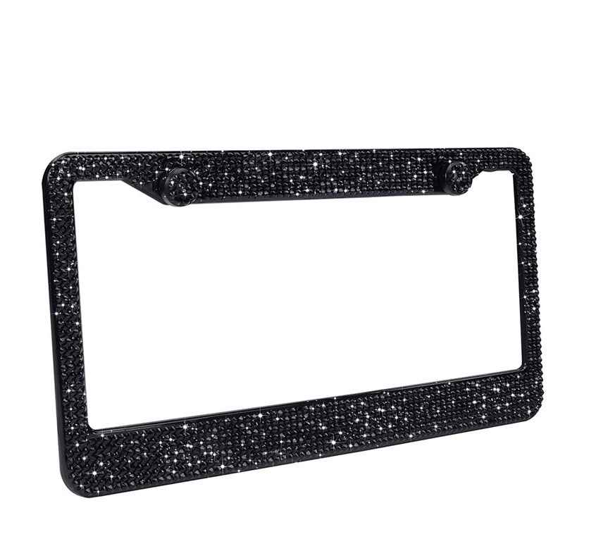 Bling Crystal License Plate Frame