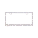 Stick-on Crystals License Plate Frame US Standard Acrylic Diamond License Plate Frame